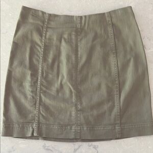 Olive Green Women's Skirt